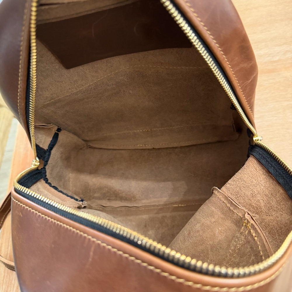 Lifetime Leather Cognac Backpack - image 7